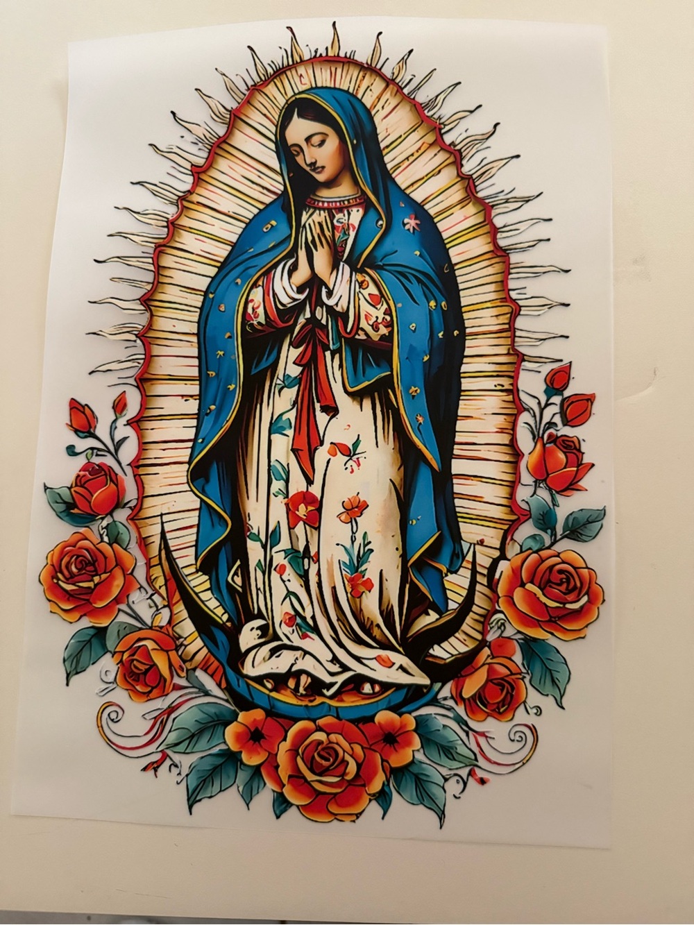 Virgen de Guadalupe DTF Transfer
SKU2610